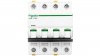 Wyłącznik nadprądowy 4P B 25A 6kA AC iC60N-B25-4 Acti9 A9F03425